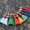 thumbnail image 4 of U8MO 5pcs 5cm Tassel Trim Craft Chinese knot Tassels Pendant for bookmark HanFu-Pink-5pcs, 4 of 9