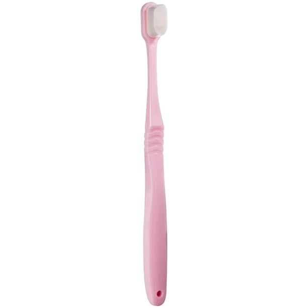 Cepillo de dientes extra suave Nano Cepillo de dientes para encías sensibles Micro Nano Cepillo de dientes manual con 20 000 cerdas suaves para el cuidado de las encías Buen efecto de limpieza