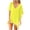 Summer01Yellow, variant on Bathing Suit Cover Up for Women, Womens Plus Size Trim Kaftan Chiffon Tassels Swimwear Casual Beach Hollow Out Bikini Cover Up Tops Dresses Summer