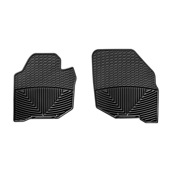 WeatherTech All-Weather Floor Mats compatible with 2007-2008 Honda Fit - 1st Row (Driver & Passenger), Black