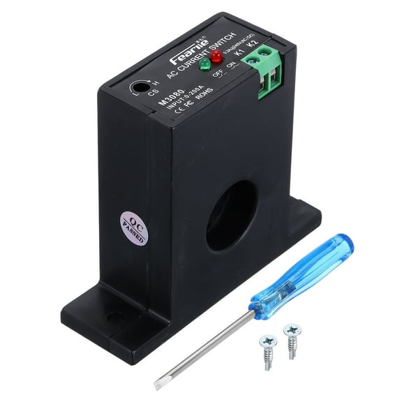 Miniature Current Switch 0-200A Normally Open AC Current Sensing Switch Monitoring Relay, M3080