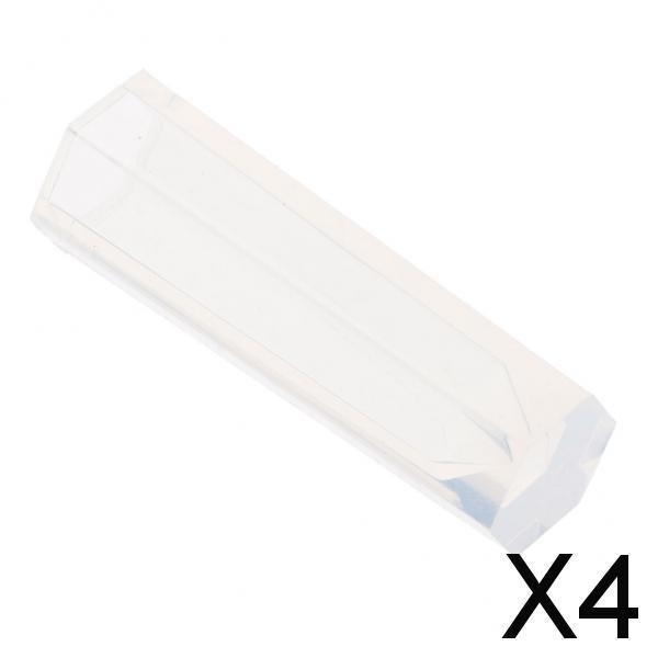 2xdiy Charms colgantes de cristal molde de silicona para joyas de resina de bricolaje que fabrican 45 mm 4 piezas