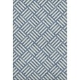 thumbnail image 2 of Addison Rugs Mayfield Washable Transitional Squares Navy Rectangle Rug, 2'6" x 3'10", 2 of 6