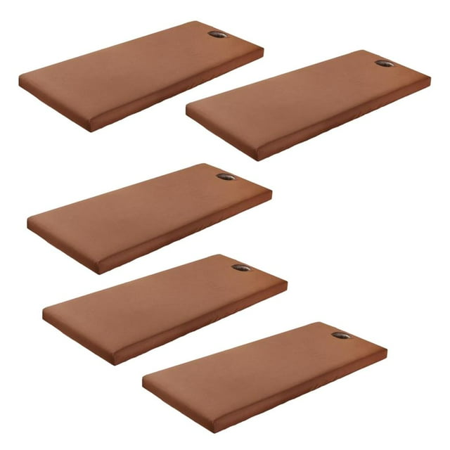 DOLITY 5 Pcs Drap de Table de Massage Universel Doux avec Respiration Café