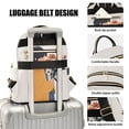 thumbnail image 3 of FORMRS Mini Backpack Purse for Women Travel Daypack Casual Shoulder Bag, Cartoon Flowers, 3 of 7