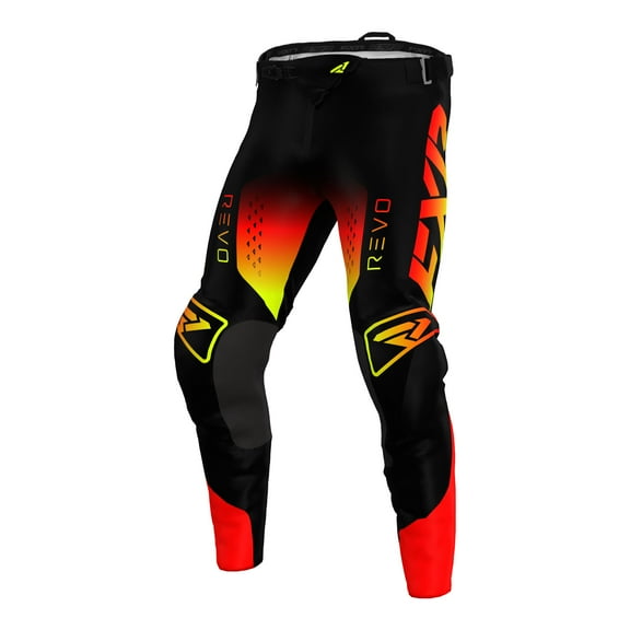FXR  Mens Tequila Sunset Black Revo Comp MX Pants Lightweight Flexible Secure Fit - 30 223333-3610-30