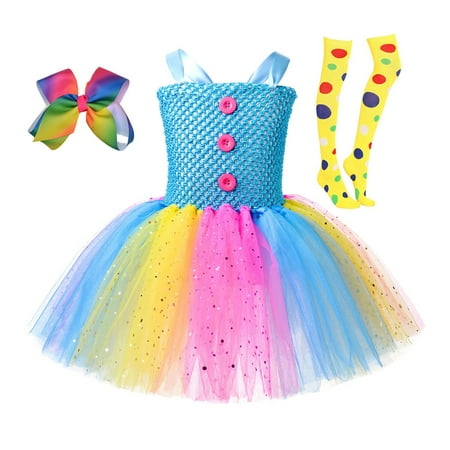 

Toddler Outfit Sets Summer Baby Girls Fancy Dress Princess Pageant Dress Carnival Tutu Princess Dress Bowknot Sock 3Pcs Kids Clothes Suit
