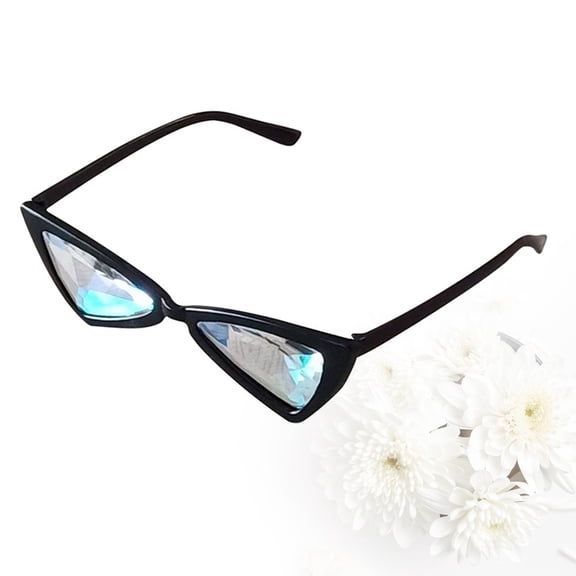 OULII Women's Fashion Polygonal Sunglasses Lightweight PC Frame Black for Outdoor Activities and Back to School