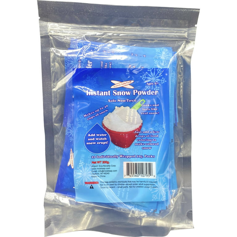 Pack of HydroSnow® Instant Snow Powder (100g), WATERBEADS NZ