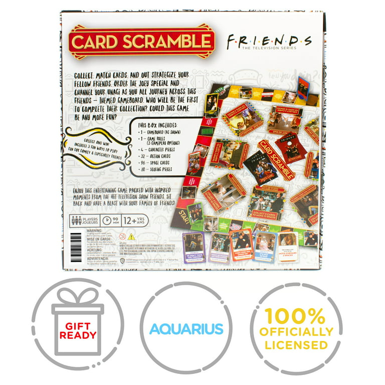 Friends TV Series Card Scramble Board Game 