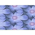 thumbnail image 1 of Ahgly Company Indoor Rectangle Patterned Jeans Blue Area Rugs, 2' x 3', 1 of 1