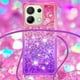 thumbnail image 4 of Funda para Xiaomi Redmi Note 13 4G Brillantina Líquida Divertida Reluciente y con Cristales en Movimiento Cuerpo Cruzado con Cordón Ajustable, 4 of 5
