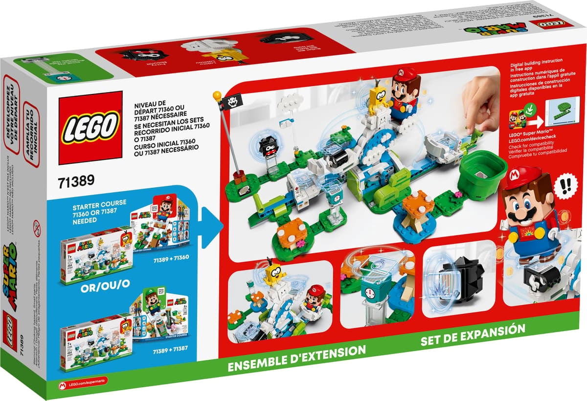 LEGO Super Mario Lakitu Sky World Expansion Set 71389 - Walmart.com