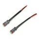 thumbnail image 1 of Adaptador de arnés de barra de luz resistente a altas temperaturas universal 2 uds arnés de cableado de luz de trabajo duradero DT de 2 pines para modificación de coche Higoodz Otros, 1 of 8