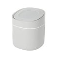 thumbnail image 1 of Papelera de escritorio con tapa elástica para el hogar, mini cubo de almacenamiento de artículos diversos, mesita de noche, mesa de café, papelera de tamaño pequeño, 1 of 6