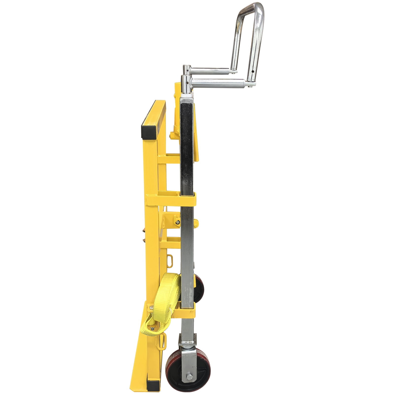 3968lbs Hydraulic Machinery Equipment Mover Furniture Lift Transport Cart Hand Truck Dolly with Wheel Max Lift 9.84in