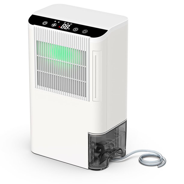 Deshumidificador Onsekin de 2,5 L, tanque de 185,8 m², portátil, blanco