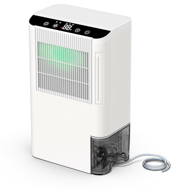 Deshumidificador Onsekin de 2,5 L, tanque de 185,8 m², portátil, blanco