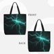 thumbnail image 2 of Balery Green Lightning Flash Bolsa de Mano para Mujeres con Cremallera, Bolsa de Gimnasio con Compartimentos, Bolsa para Laptop, Bolsa para Trabajo, 2 of 7