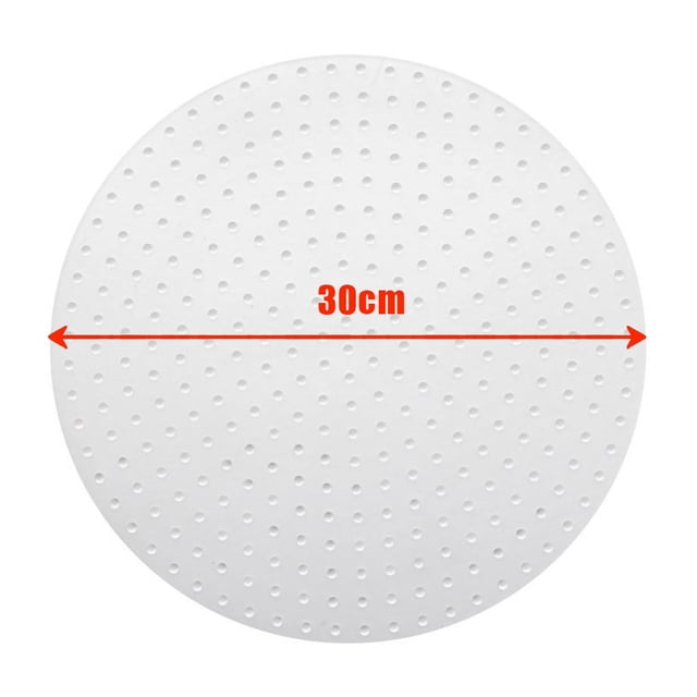 MYG Silicone Rice Cooker Mat 30cm Diameter Heat Resistant Reusable Non-Stick Pad for Commercial Rice Cooker Burnt Proof Steam Control White Kitchen Accessory