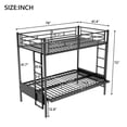 thumbnail image 6 of Twin over Full Metal Bunk Bed, Multi-Function,Black(OLD SKU:MF286650AAB), 6 of 10