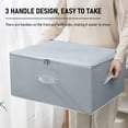 thumbnail image 6 of Xuniizn Cube Storage Organizer, Shelf Unit with Fabric Storage Bins - Modular Cube Storage & Collapsible Storage Cubes for Home Organization, Closet, Office, Nursery, Oxford Cloth, Grey, 6 of 9