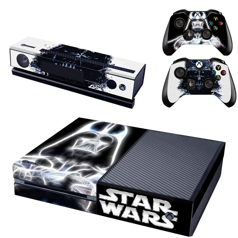 venijn schattig Onveilig Darth Vader Console SKIN 2x Controller Stickers Decal for Xbox One  FacePlate - Walmart.com
