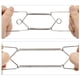 thumbnail image 5 of Uxcell 12 pulgadas ganchos de pared invisibles de acero inoxidable con protectores de punta para platos decorativos, 5 of 6