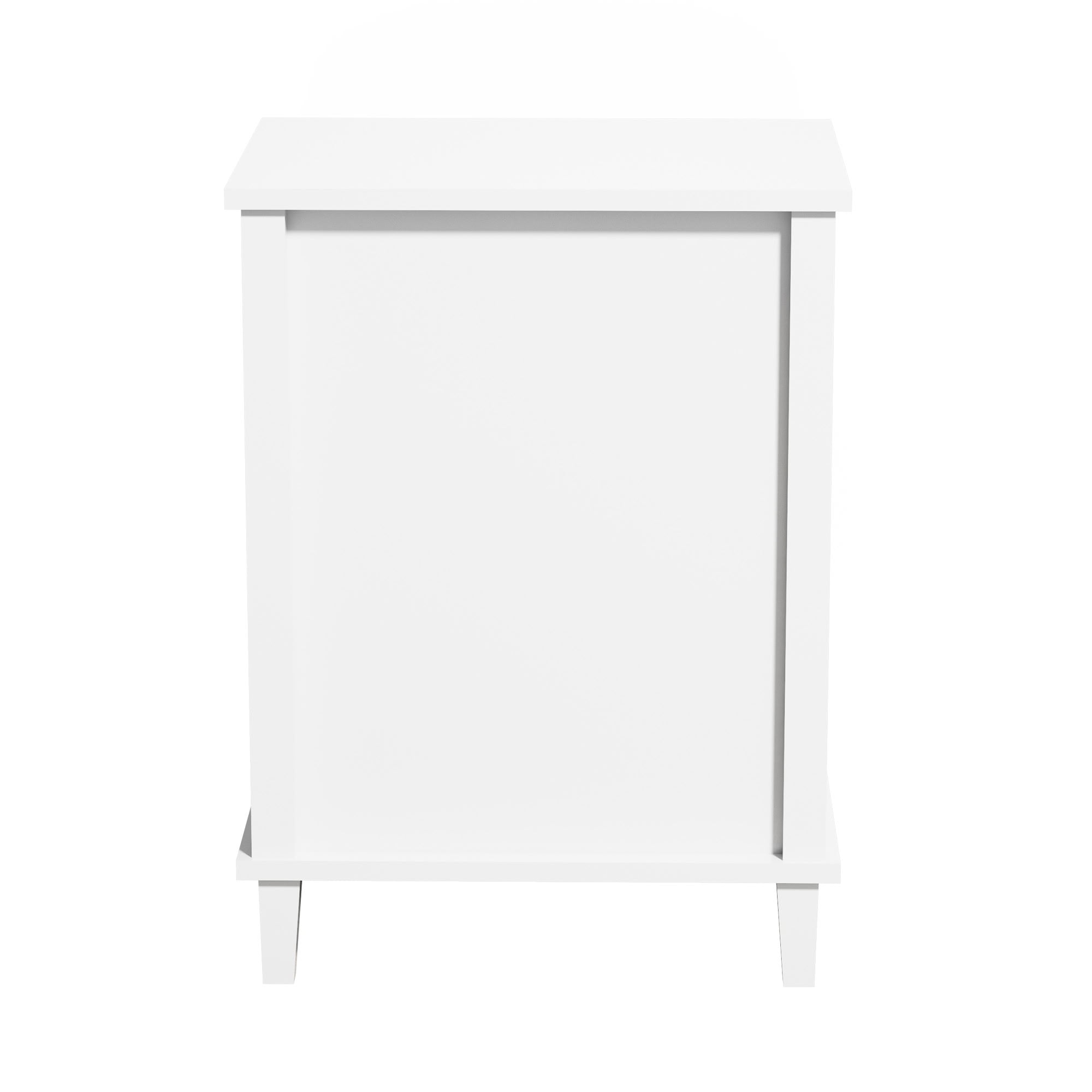 MAYEERTY 26.77" H Nightstand with Drawer & Open Shelf, Wooden Bedside End Side Table, for Kids Adults Bedroom Living Room Small Apartment Dorm
