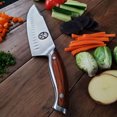 thumbnail image 2 of Guy Fieri  Knuckle Sandwich 8" Chef Knife High Carbon Stainless Steel Ergonomic Pakkawood Handle, 2 of 6