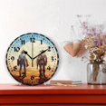 thumbnail image 2 of GZHJMY Cowboys Pattern Wall Clock, Silent Non Ticking 10 Inch Battery Operated Wall Clocks, Easy to Read Clock for Home Kitchen Living Room Bathroom Office Decor, 2 of 6