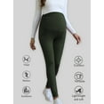 thumbnail image 4 of Beaisland Women's Maternity Pants over The Belly Pregnancy Pants Jogger Sweatpants Workout Activewear Leggings with Pockets 2-Pack, 4 of 6