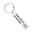 thumbnail image 1 of FcBaudy Keychains for Women,Wallet Keychain,Car Keychain,Cute Keychain Couple Keychain Letter Stainless Steel Keychain Gift Fashion Decorations, 1 of 2