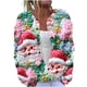 thumbnail image 2 of Cárdigan de punto con estampado navideño para mujer, abrigo con botones, 2 of 5