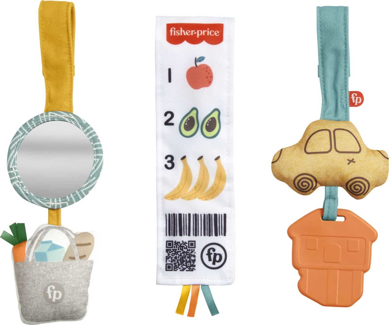 Fisher-Price Cutest Customer Activity Set, 3 Stroller Toys