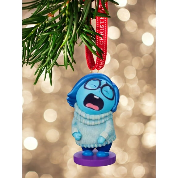 Sadness Inside Out PVC Ornament Figurine Charm Dangler Gift Figure Dangler 3”NEW
