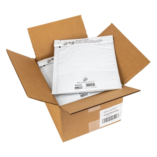8.5 X 11.25 Inch #2 Poly Bubble Mailers – Pack Of 100, Waterproof & Puncture Resistant