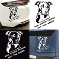 thumbnail image 1 of Ban Stupid People Not Breed Pitbull Auto Car Styling Sticker Body, 1 of 5