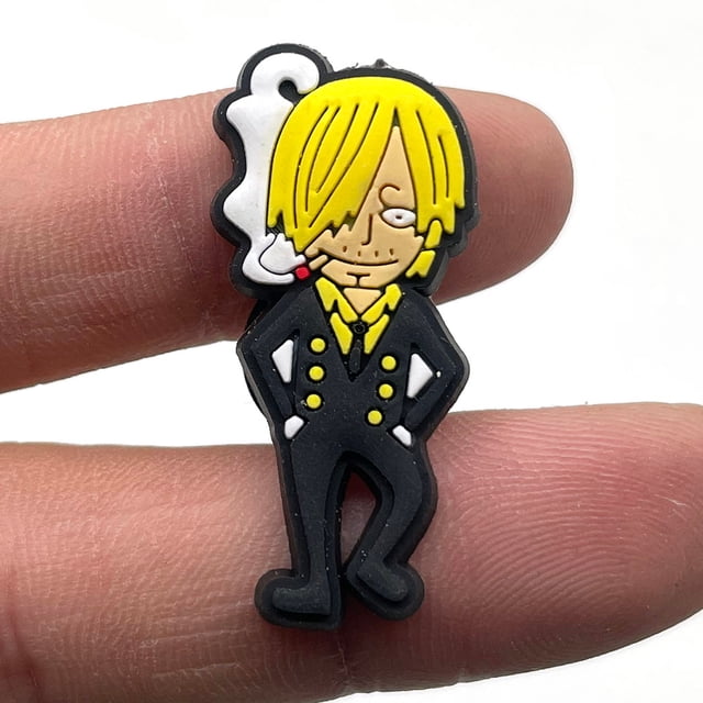 Hot Anime Jibbitz 1pcs Cartoon One Piece Crocs charms Zapato Pin Accesorios Decorar Zapatillas Sandalias Hebilla Regalos Para Niños