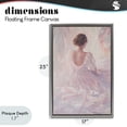 thumbnail image 4 of Stupell Industries Traditional Graceful Woman in Blush Gown Gray Floating Frame Canvas Art, 17 x 25, by Petals Prints Design, 4 of 8