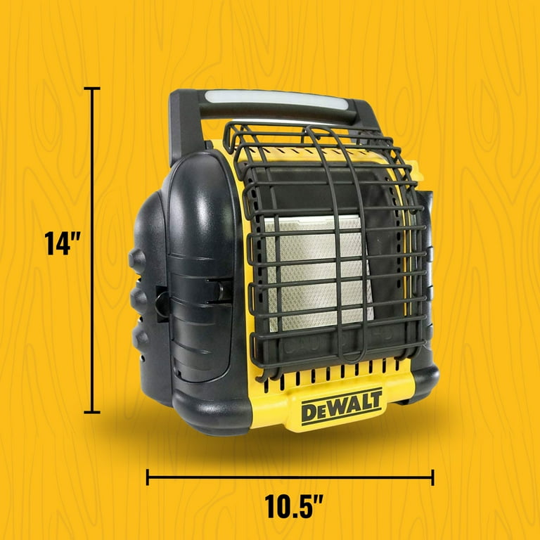 Dewalt Indoor Safe Space Heater, 12,000 BTU Portable Cordless