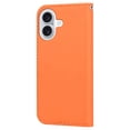 thumbnail image 4 of Feishell Case for iPhone 16, Cute Cartoon Animal Patterned Magnetic Buckle Folio Credit Card Slots Shockproof PU Leather Flip Kickstand Anti-Scratch Wallet Phone Case,Orange, 4 of 10