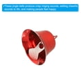 thumbnail image 4 of Unique Bargains Mini Jingle Bells 0.9' Metal Hanging Bells Red 50Pack, 4 of 5