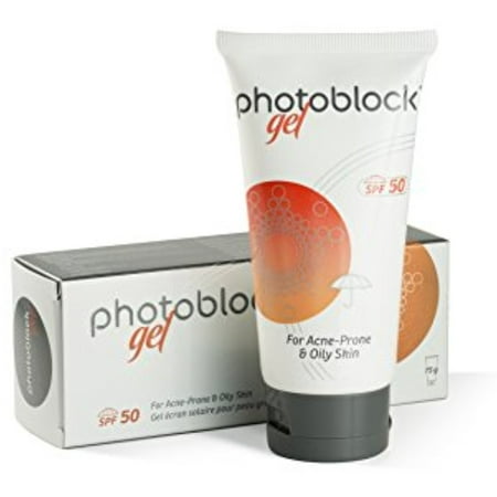 Photoblock Gel SPF50 for Acne-Prone and Oily Skin 75g / 2.65oz By Derma (Best Cure For Oily Skin)