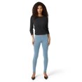 thumbnail image 2 of No nonsense - Leggings clásicos de Talla Grande para Mujer con Bolsillos Traseros Reales, Jeans elásticos de Cintura Alta, Tela Vaquera Ligera, Talla 2X, Mezclilla Clara, 2XG, 2 of 5