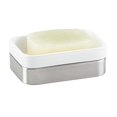 thumbnail image 3 of Interdesign 16070 Gia White Ceramic Soap Dish, 3 of 5