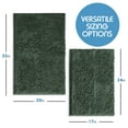 thumbnail image 3 of Nestl Bathroom Rugs, Machine Washable Bath Mats For bathroom Floor Rugs, Nonslip Backing Rubber Bath Rug, Hunter, 3 of 6