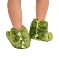 thumbnail image 2 of LazyOne Animal Paw Slippers, Green Dinosaur, Child and Adult Unisex Furry Slipper, Medium, 2 of 7