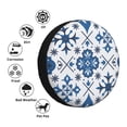 thumbnail image 5 of XMXY Traditional Ceramic Portuguese Talavera Spare Tire Cover, Universal Waterproof Cover for Jeep RV Tire Wheel Protection, 17 inch, 5 of 8