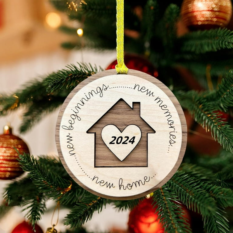2023 Gifts for New Home First Christmas Housewarming Gifts for New House  Home Sweet Home Farmhouse Christmas Ornaments Hanging Gift Ideas for New